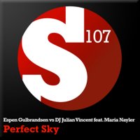 “Perfect Sky” single cover by Espen Gulbrandsen amp; DJ Julian Vincent